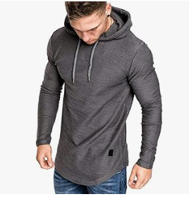 Men's casual hooded sweatshirt