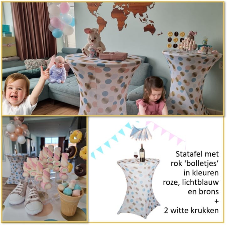 Achtergrond doek Baby Shower