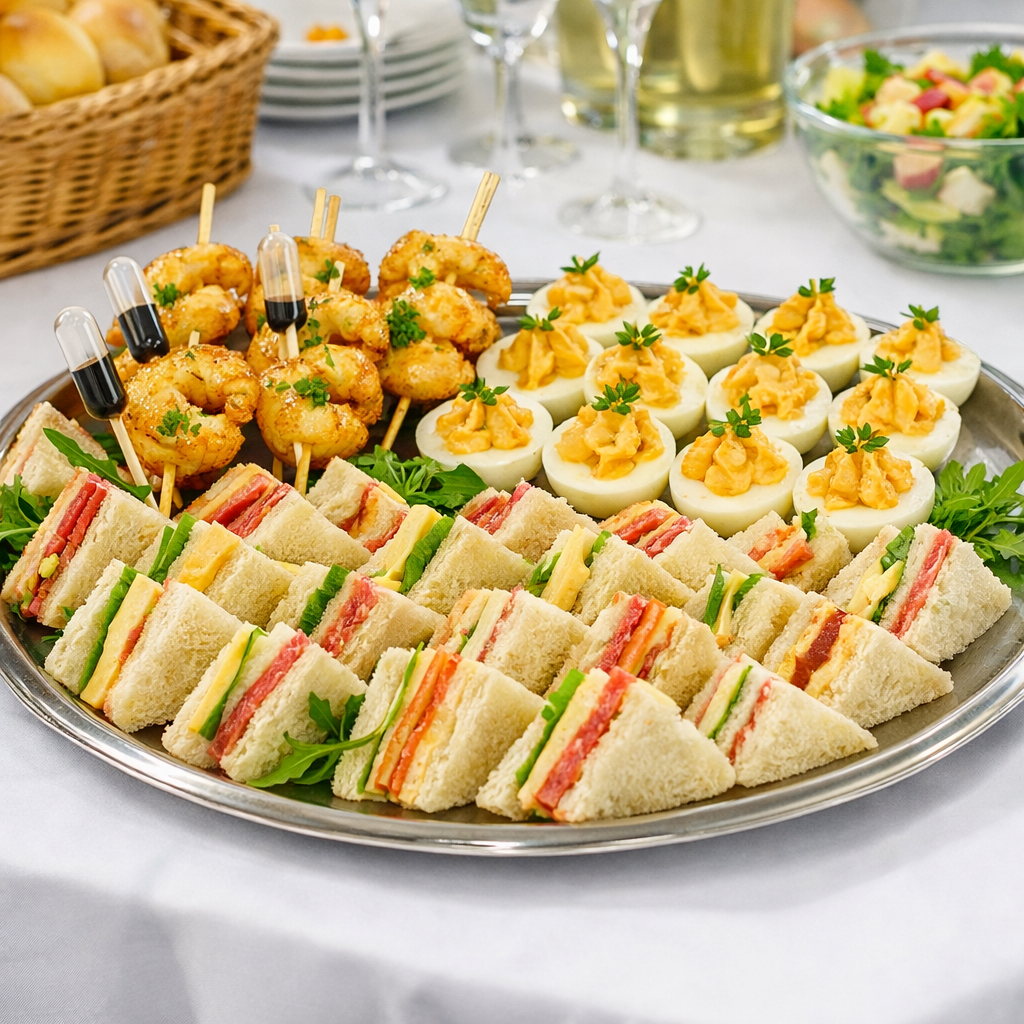 Luxe hapjes: 10 Garnalen Spiesjes