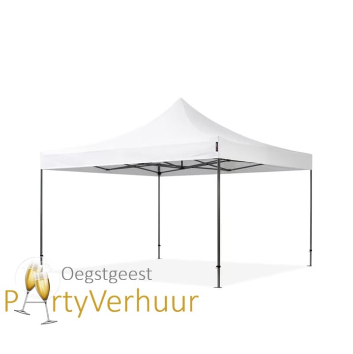 Partytent wit 3x3 Partyverhuur Oegstgeest