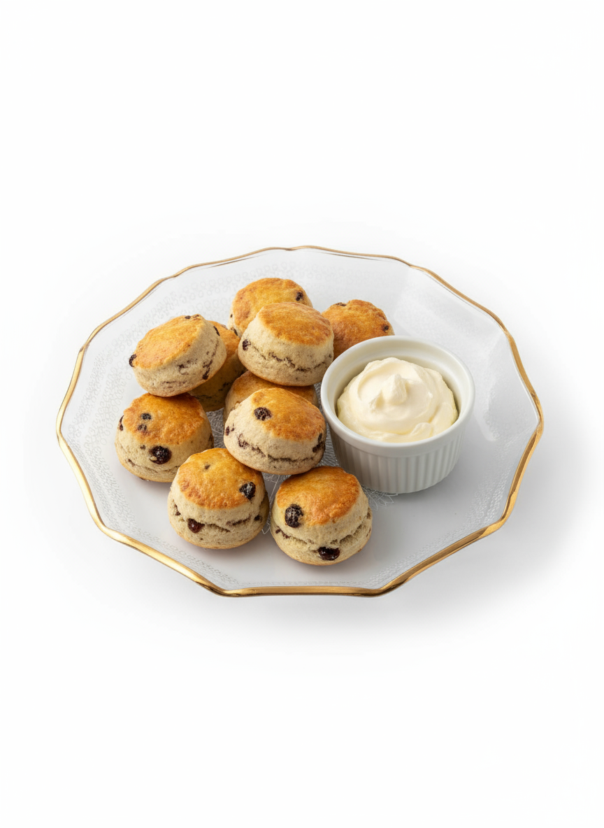 Vintage schaal rond goud kant