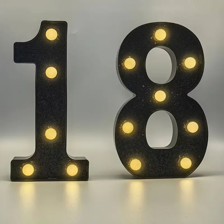 Lichtgevende cijfers 16