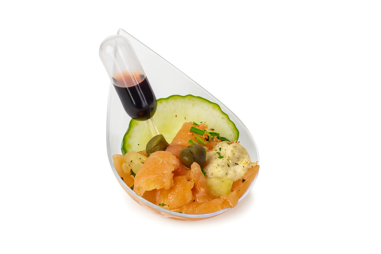 Luxe hapjes: 10 Zalm spoons