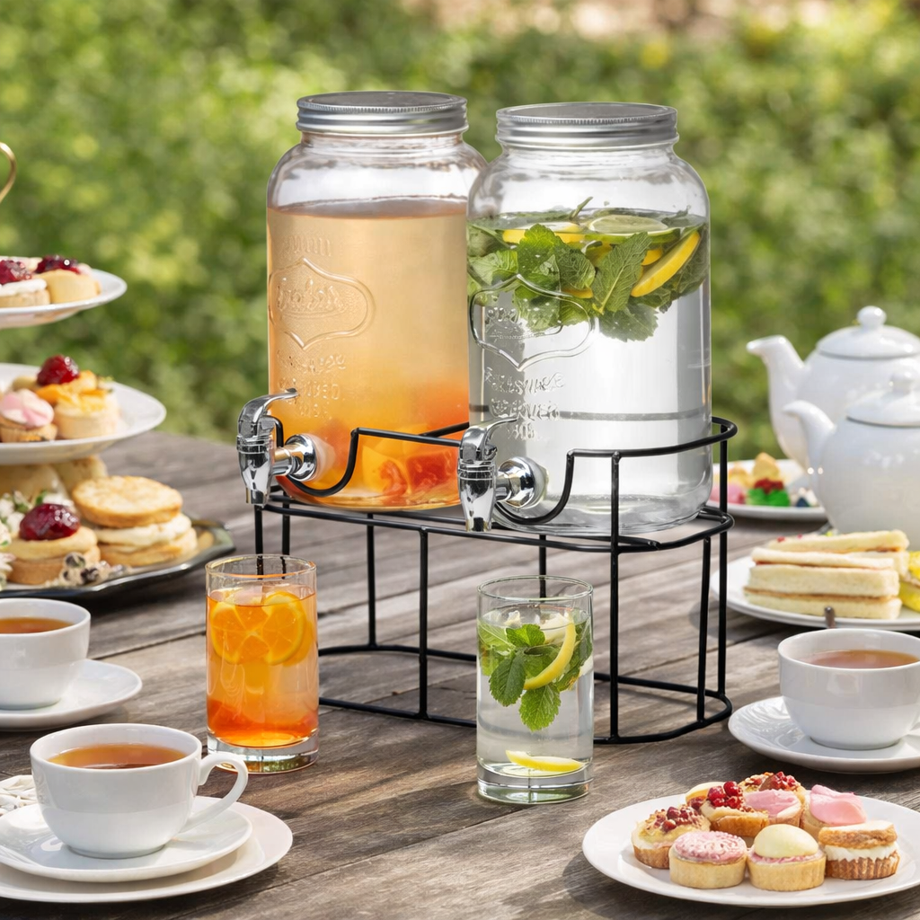 Dubbele drankdispenser tap