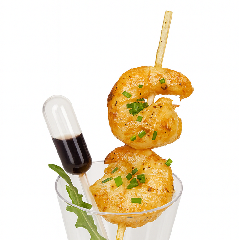 Luxe hapjes: 10 Garnalen Spiesjes