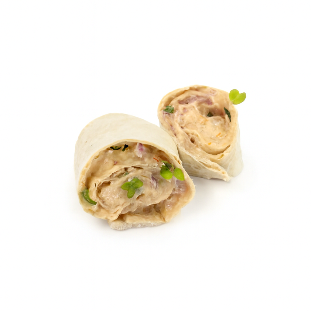 Luxe hapjes: 10 Wraprol Humus