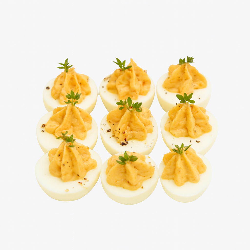 Luxe hapjes: 10 Gevulde eieren