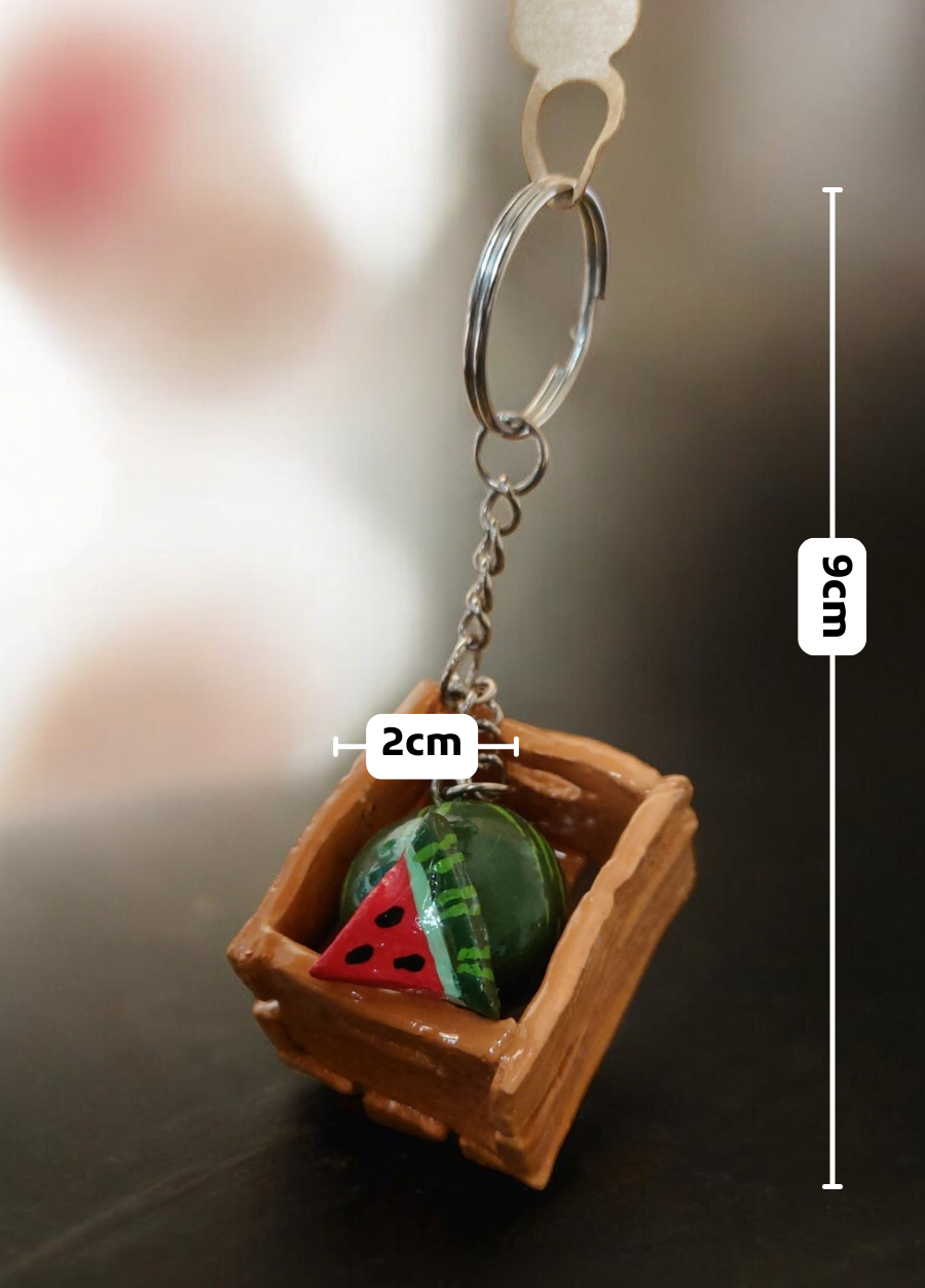 Watermelon Box Keychain 
