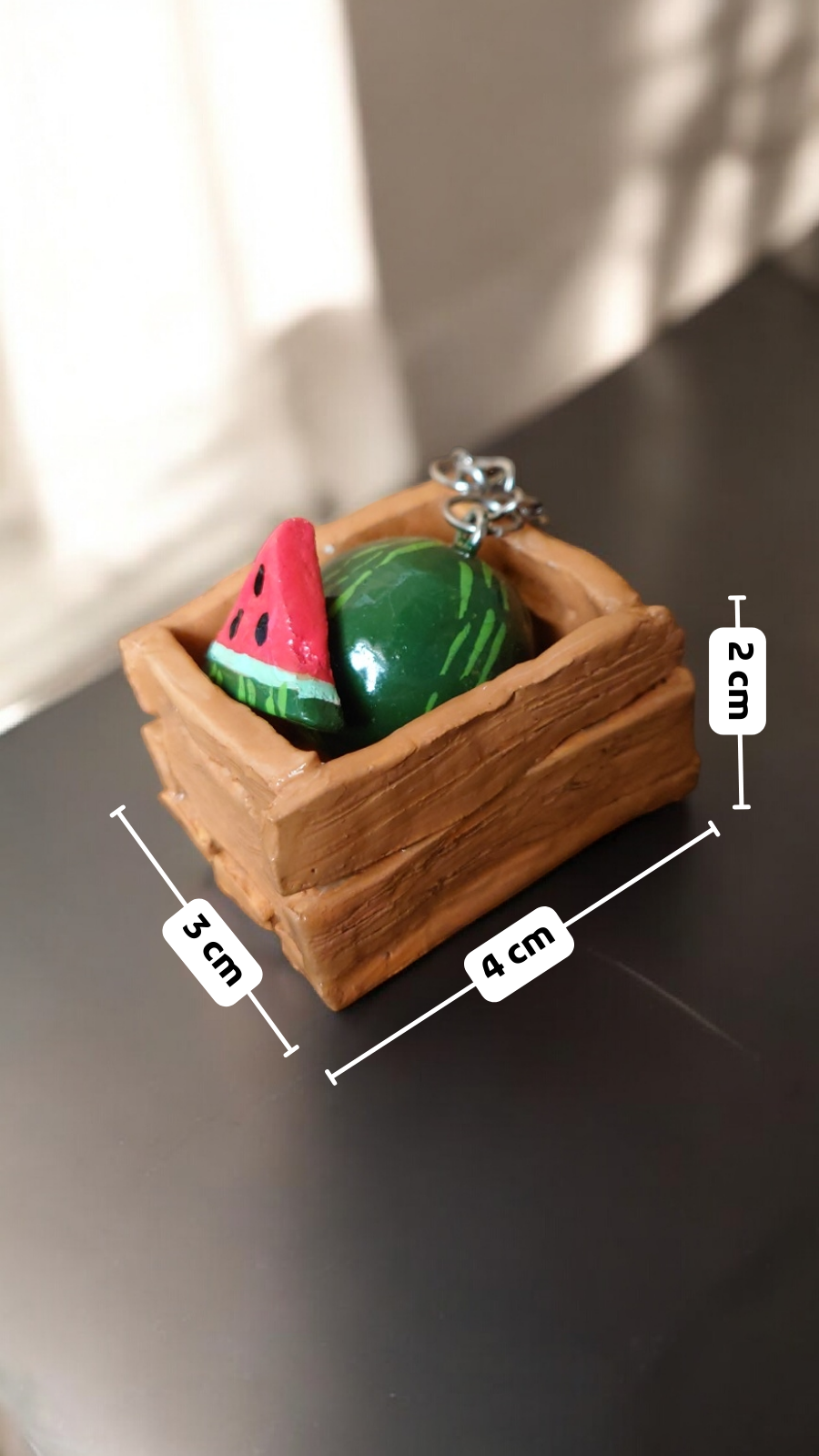 Watermelon Box Keychain 