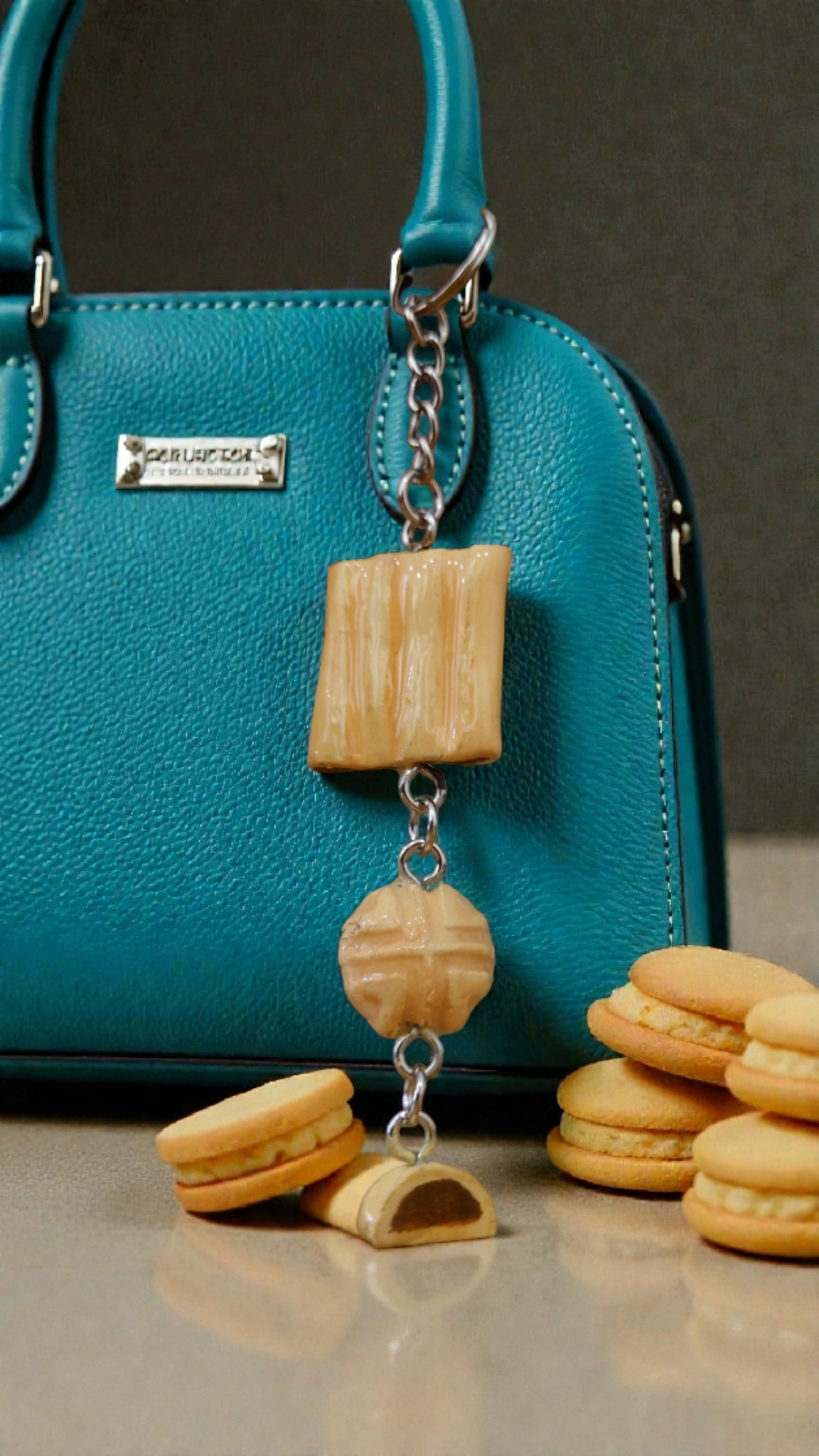 Date Cookie Keychain 
