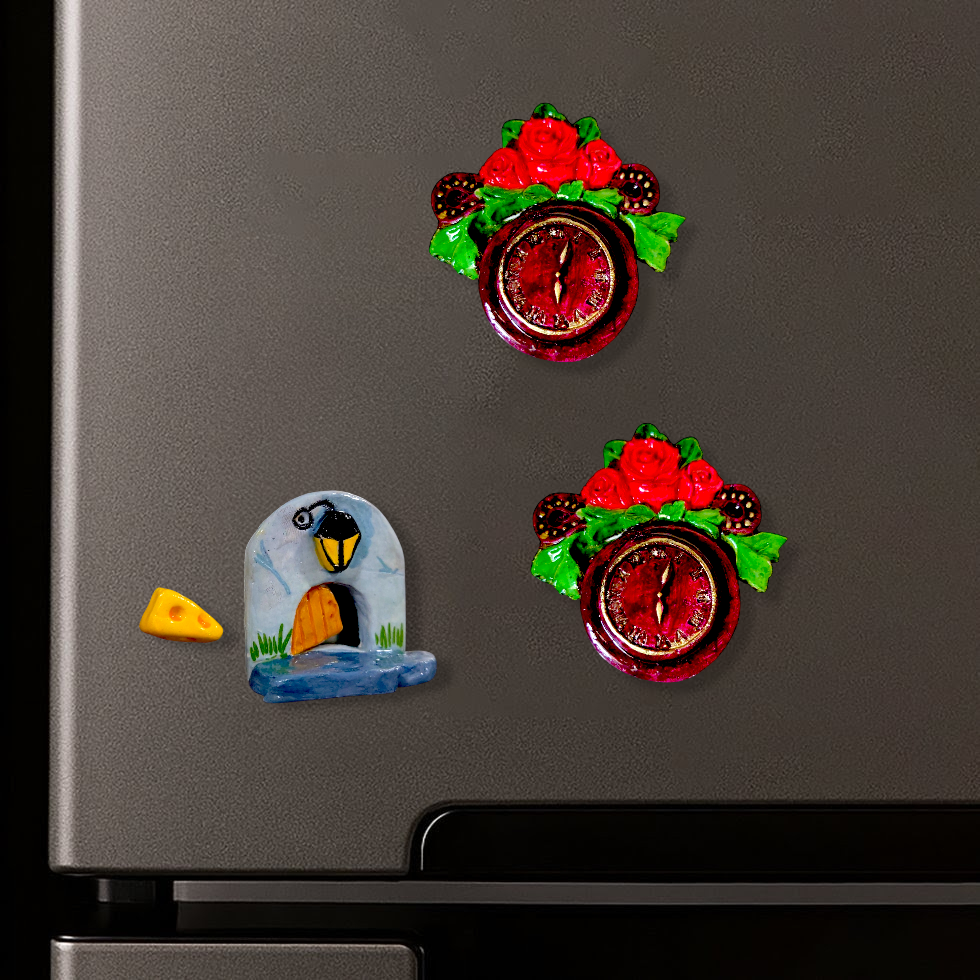 Decorative Rose Magnet