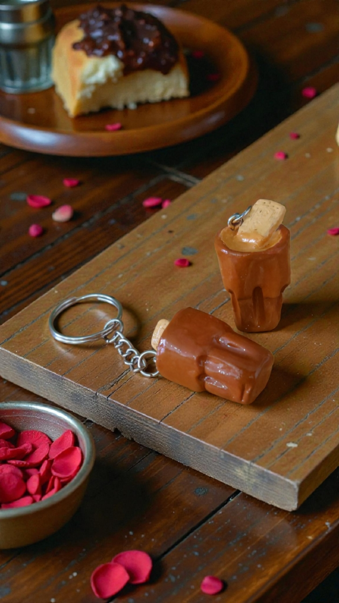 Milk tea (Karak) keychain