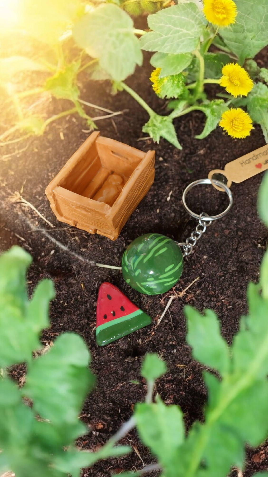 Watermelon Keychain Set