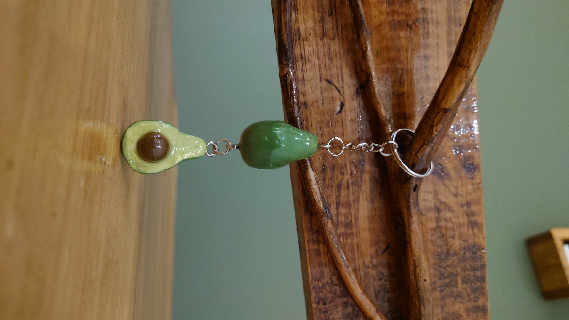 Avocado Keychain