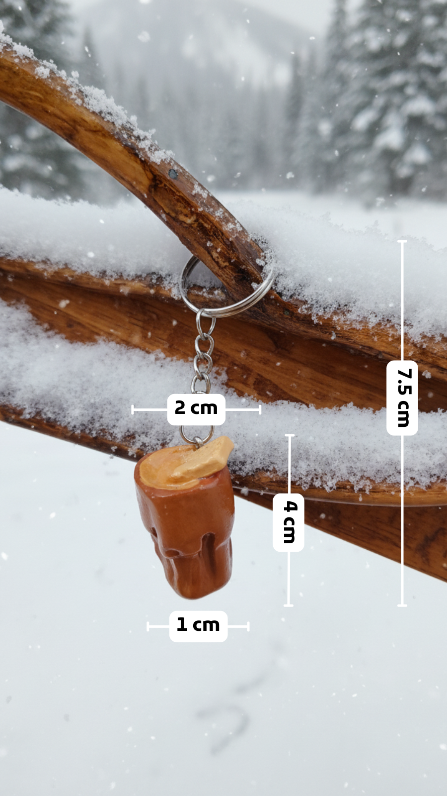 Milk tea (Karak) keychain