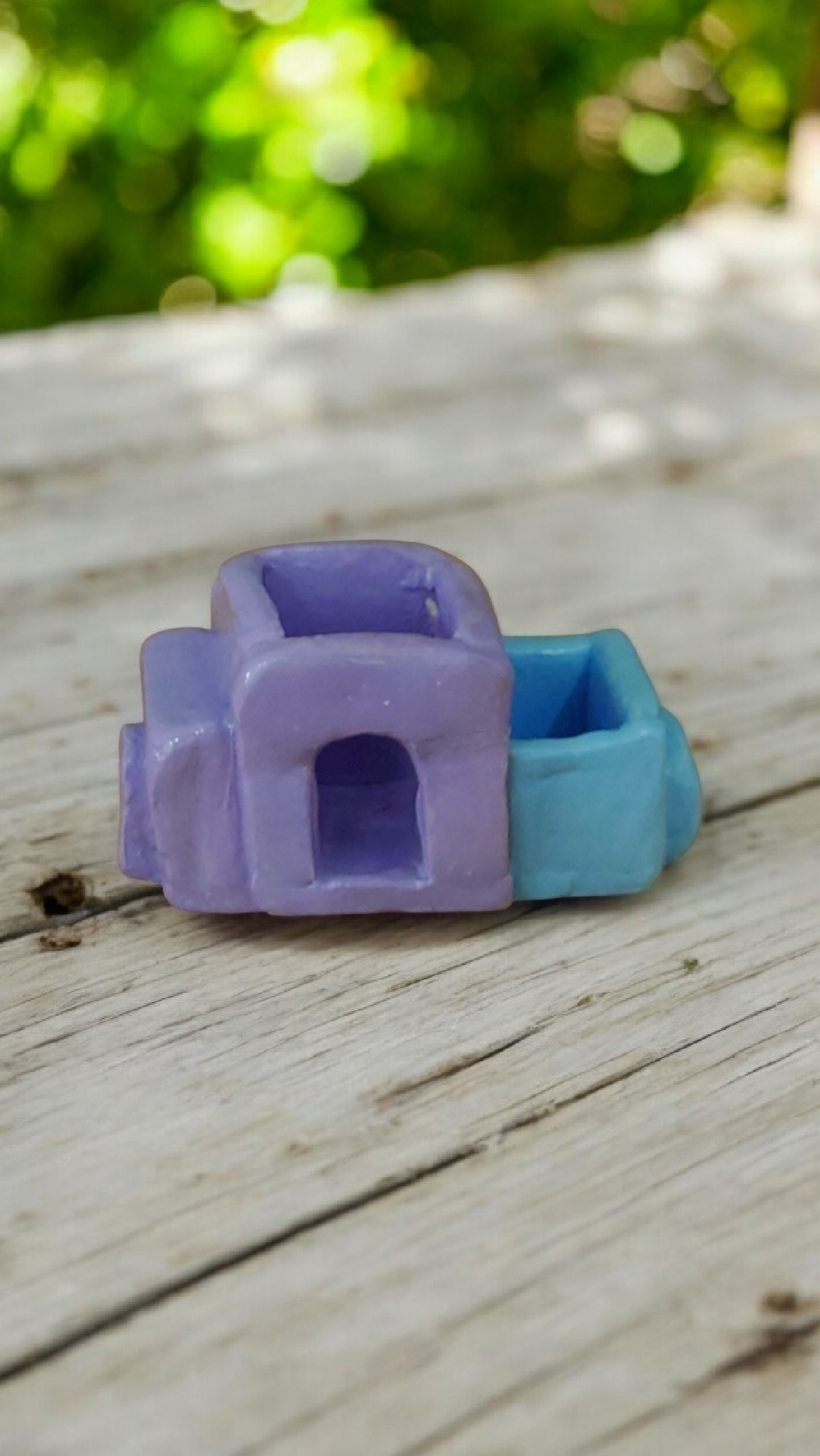 Miniature house decor (Purple/Blue)
