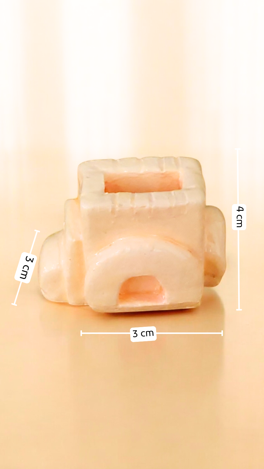 Miniature House (Light Peach)
