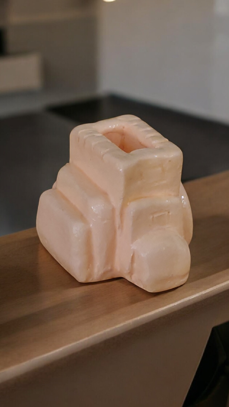 Miniature House (Light Peach)