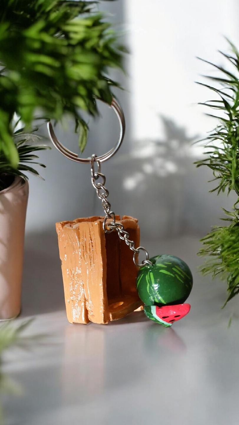 Watermelon Box Keychain 