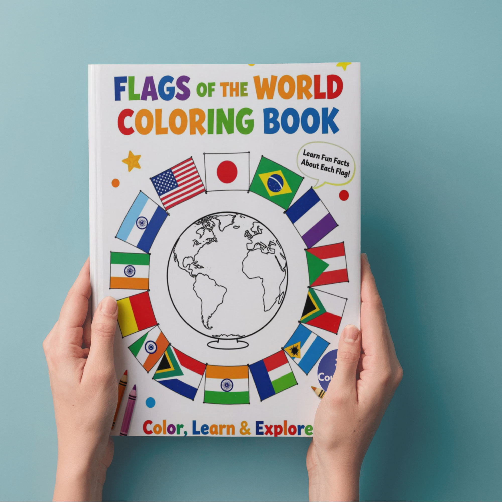 Flags of the World Coloring Book