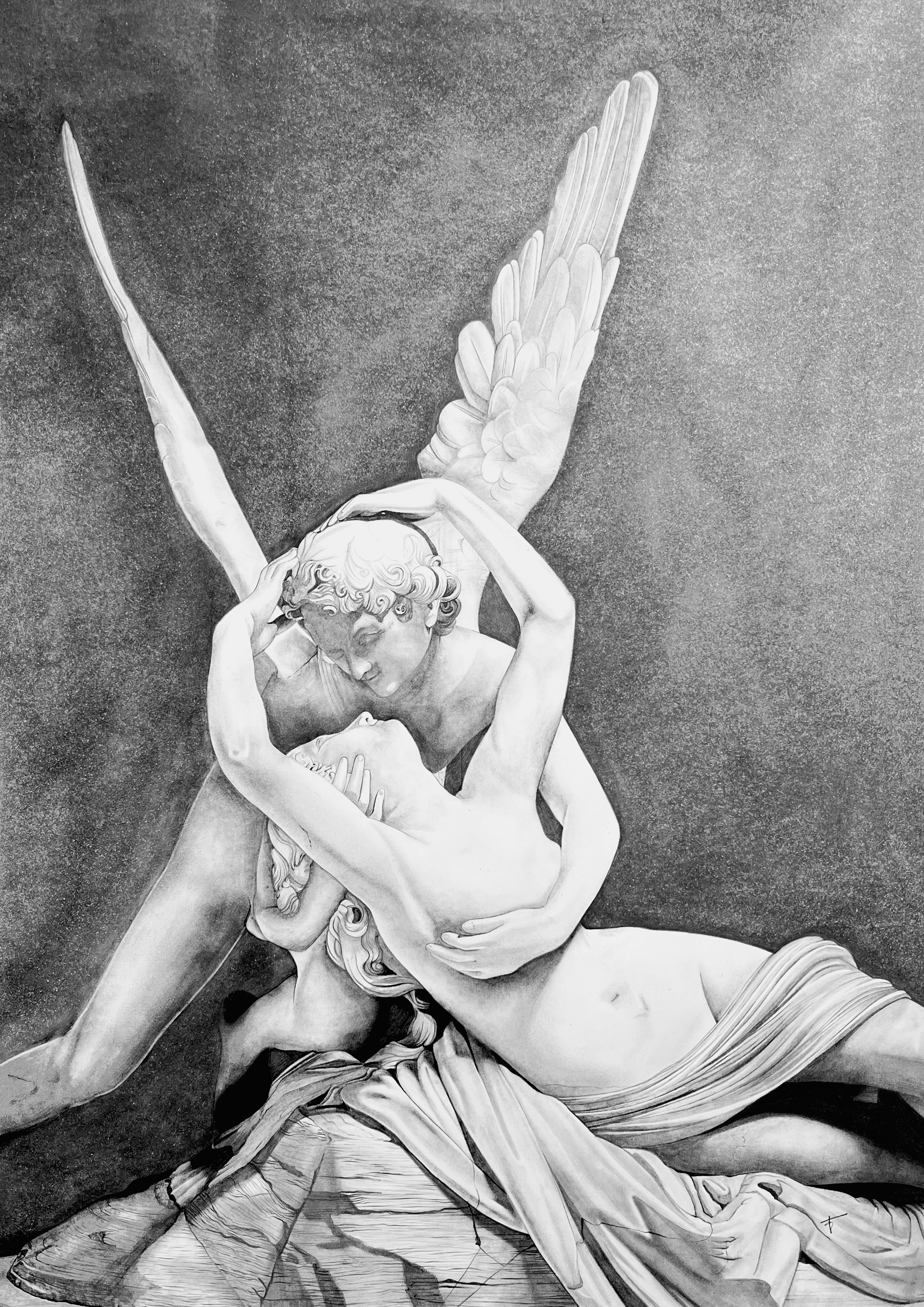 Psyché ranimée par le baiser de l'Amour