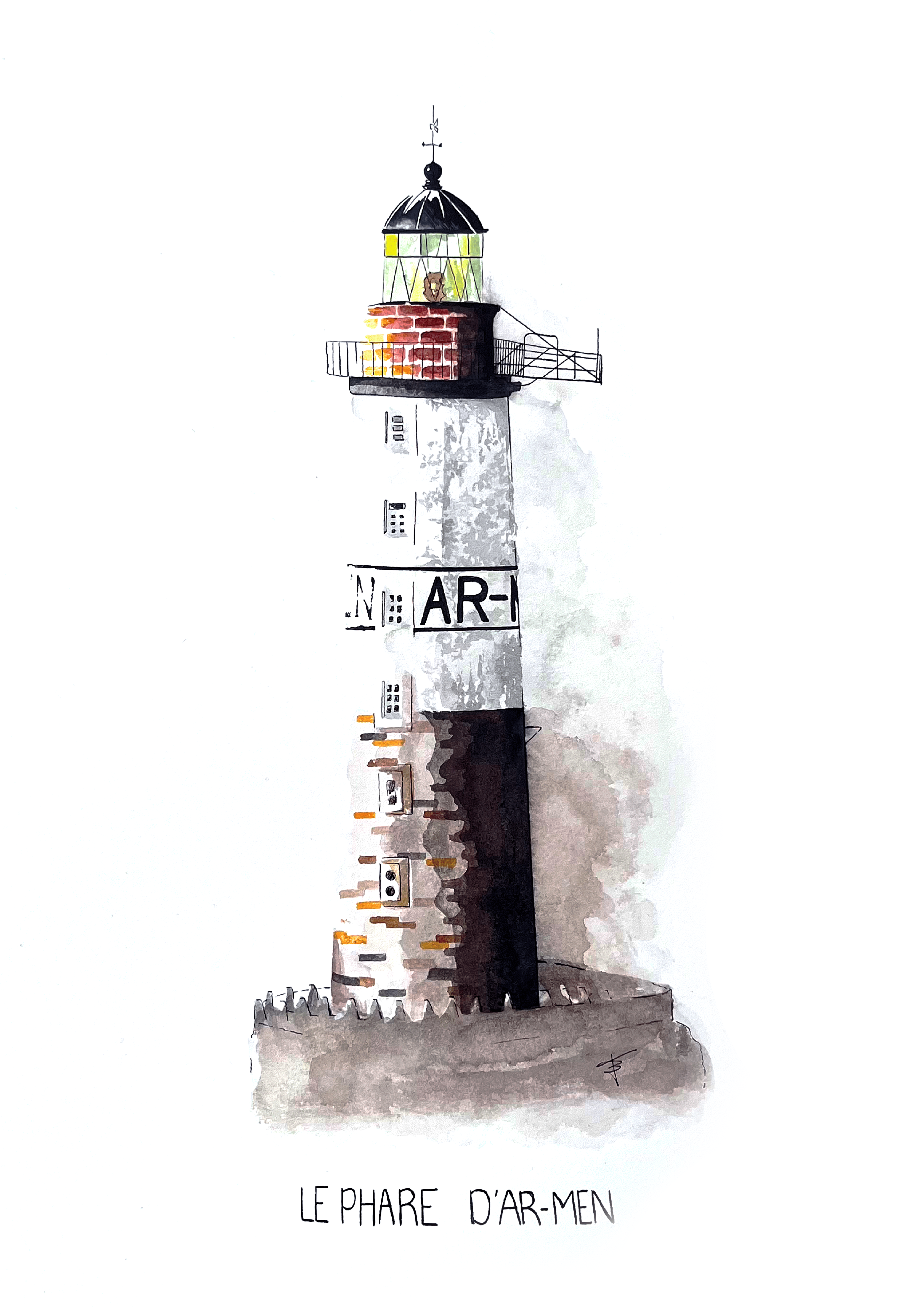 Le phare d'Ar-Men