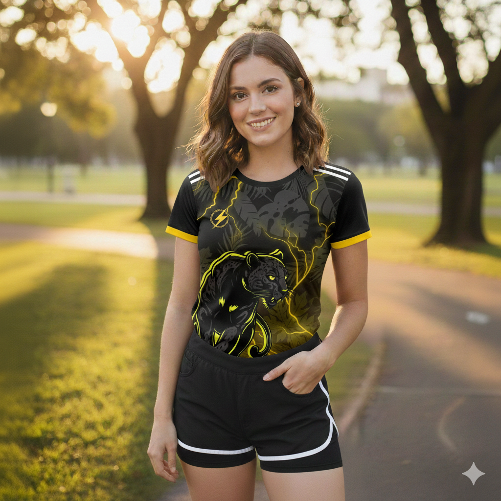 Camiseta Interclasse  esportiva personalizada com nome e número.