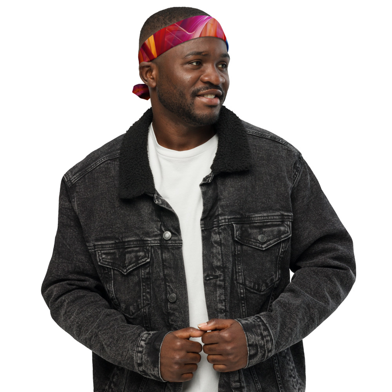 Foulard waves multicolor