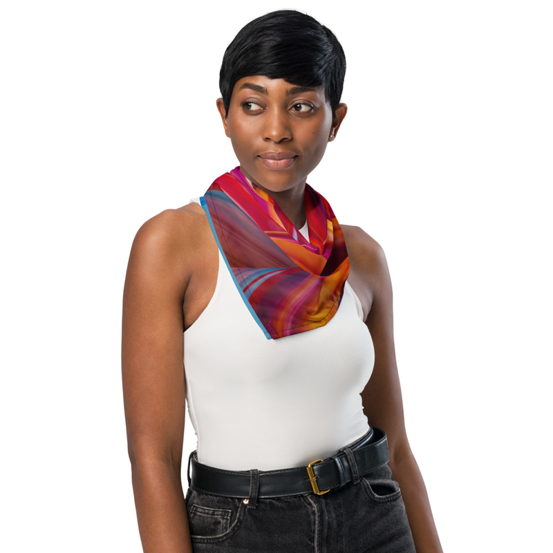Foulard waves multicolor