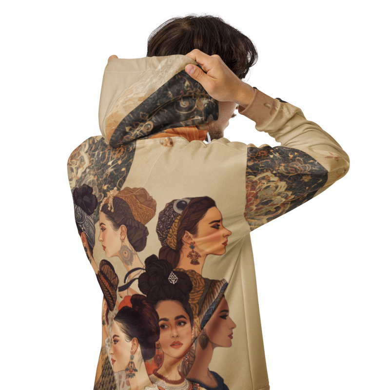 Sweat à capuche Unisex Sienna Poetry