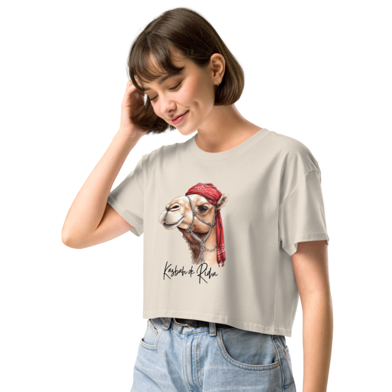 Crop top femme Amazigh_camel