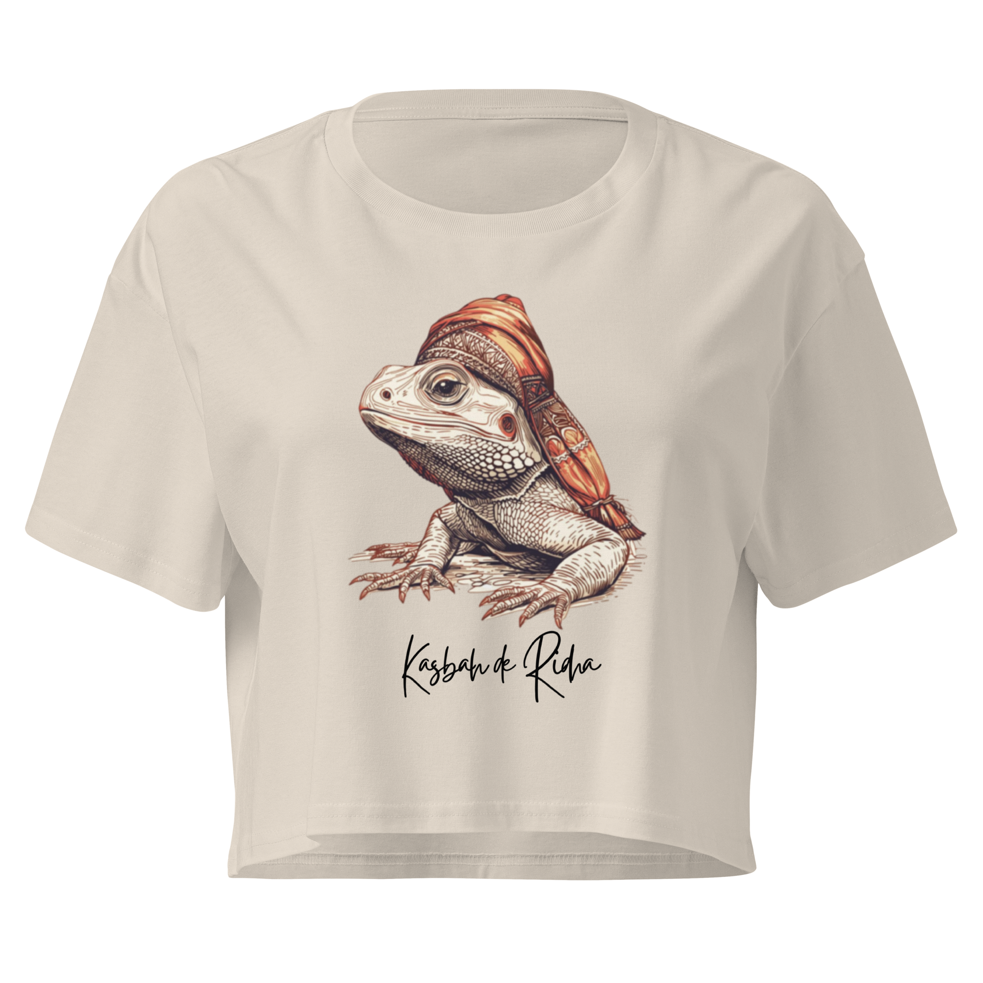 Nomad Lizard_crop top pour femme 