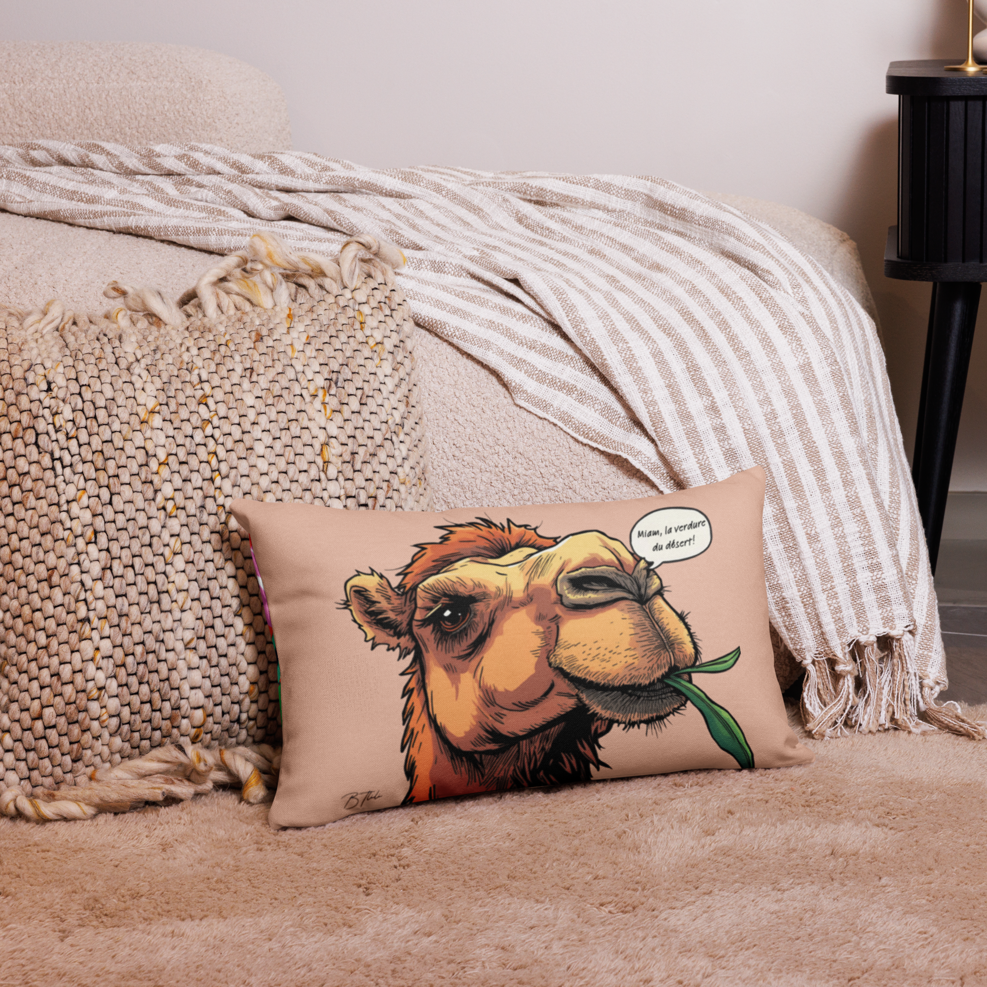 Coussin Premium Verdure du désert