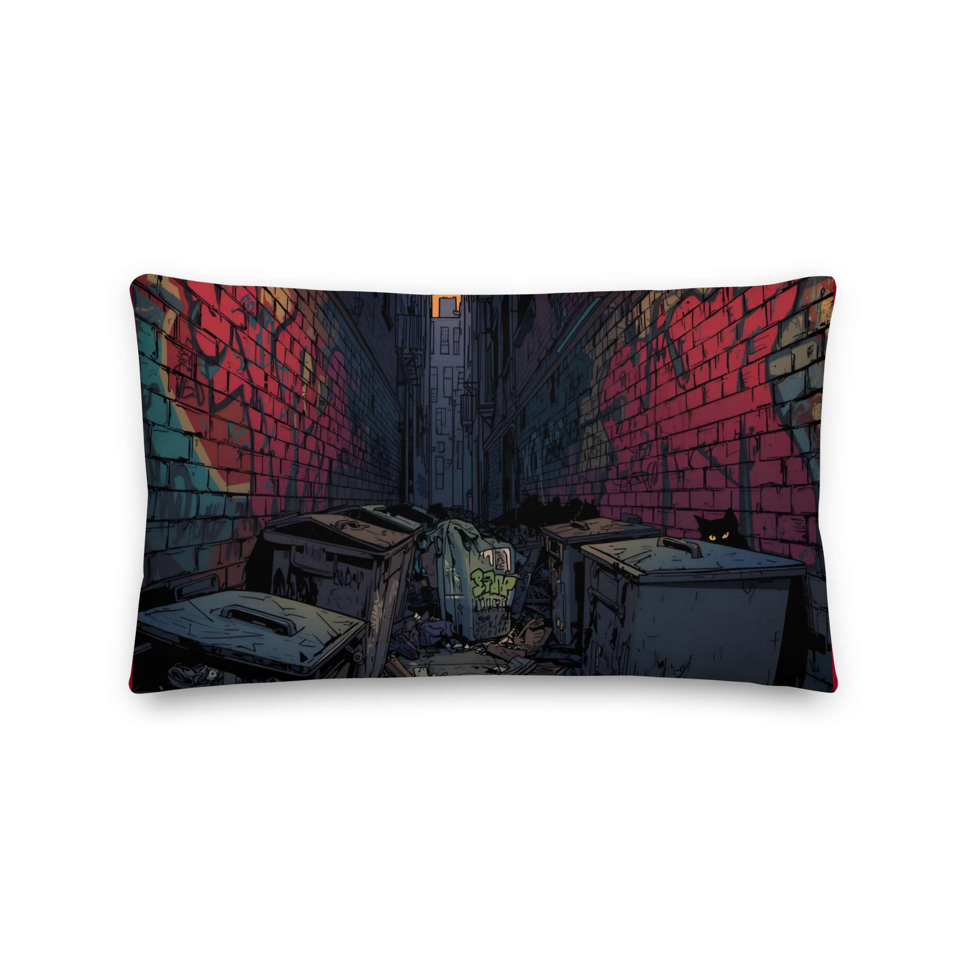 Coussin Premium Black Cat