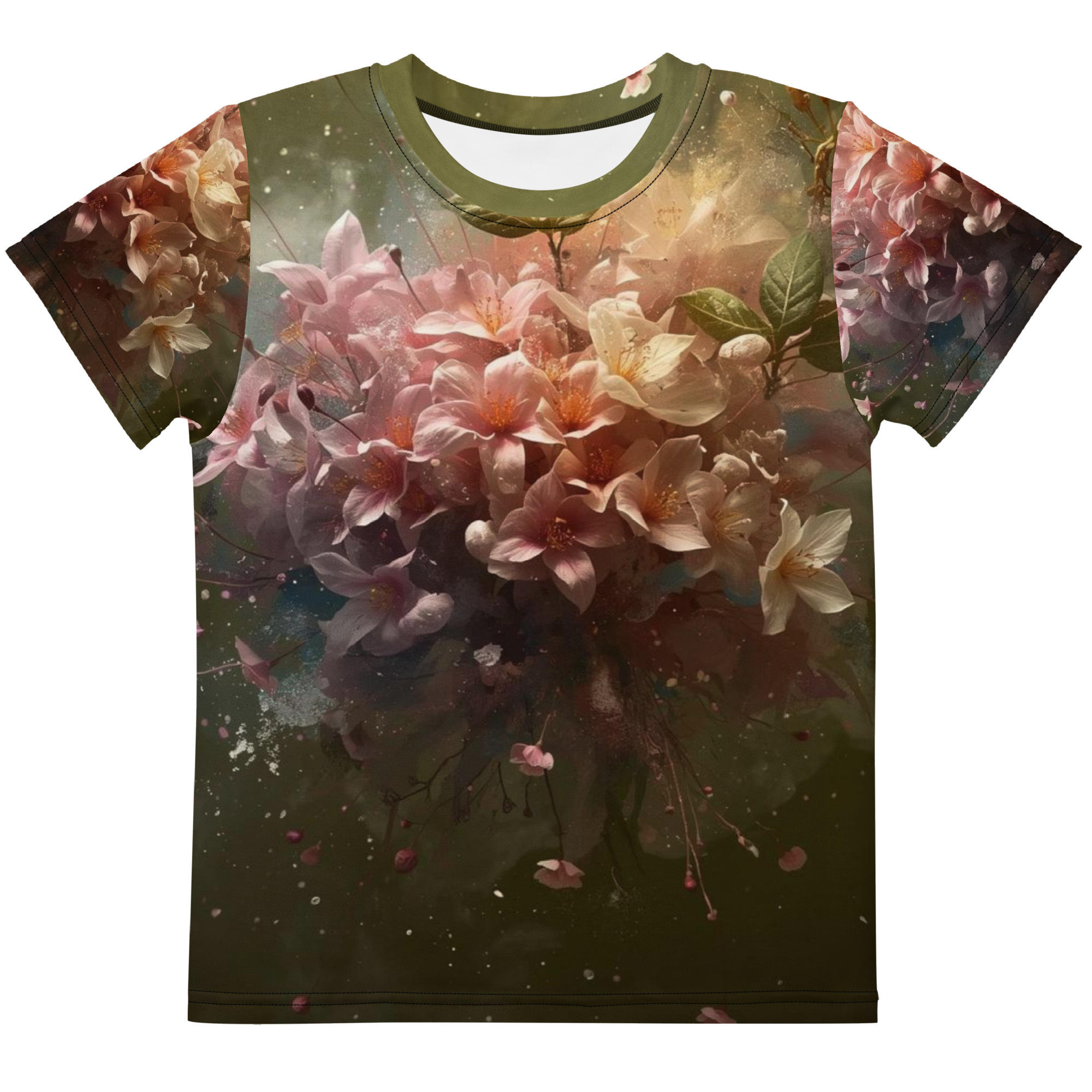 T-shirt enfant motif floral