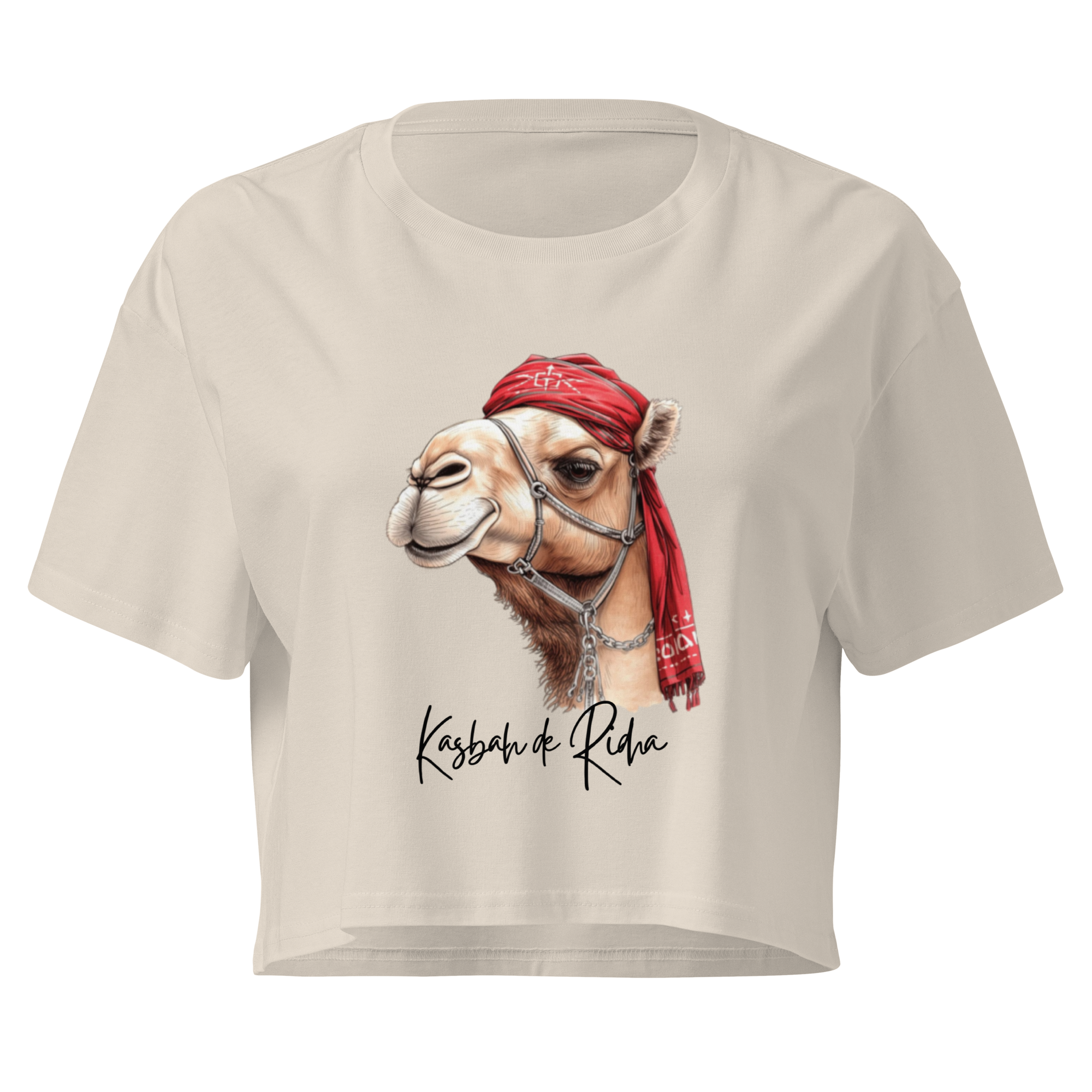 Crop top femme Amazigh_camel