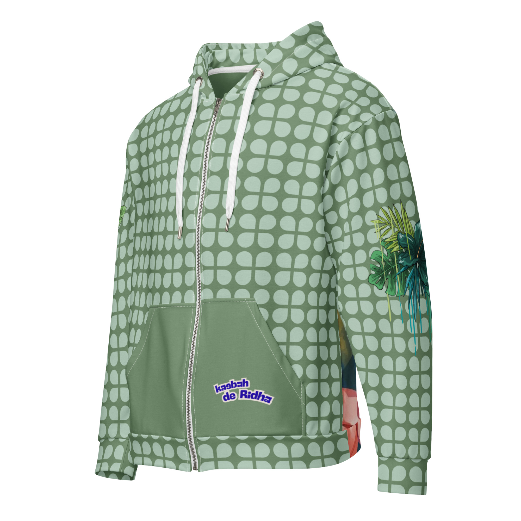 Sweat à capuche unisex Pink Flamingo