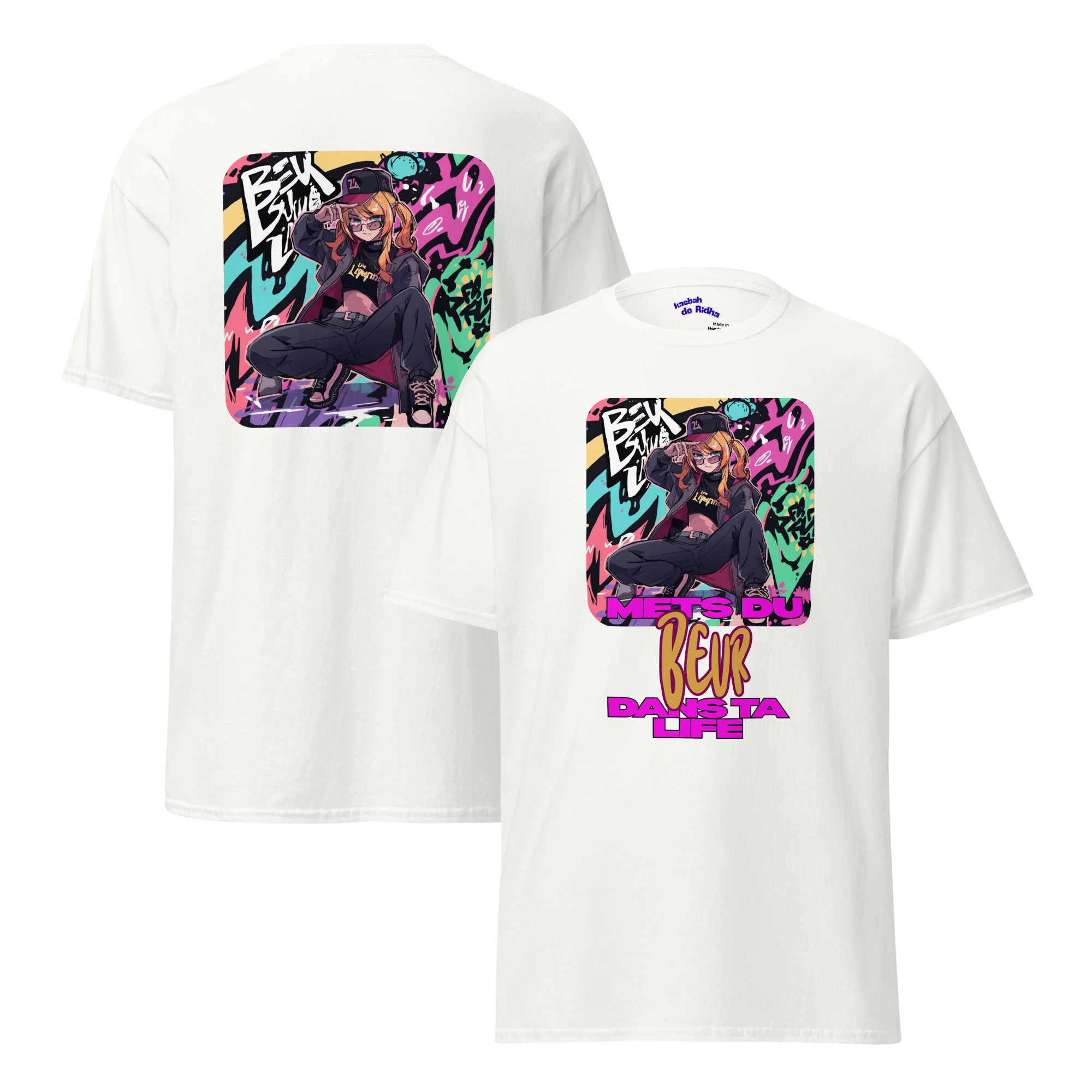 T-shirt graphique pop art