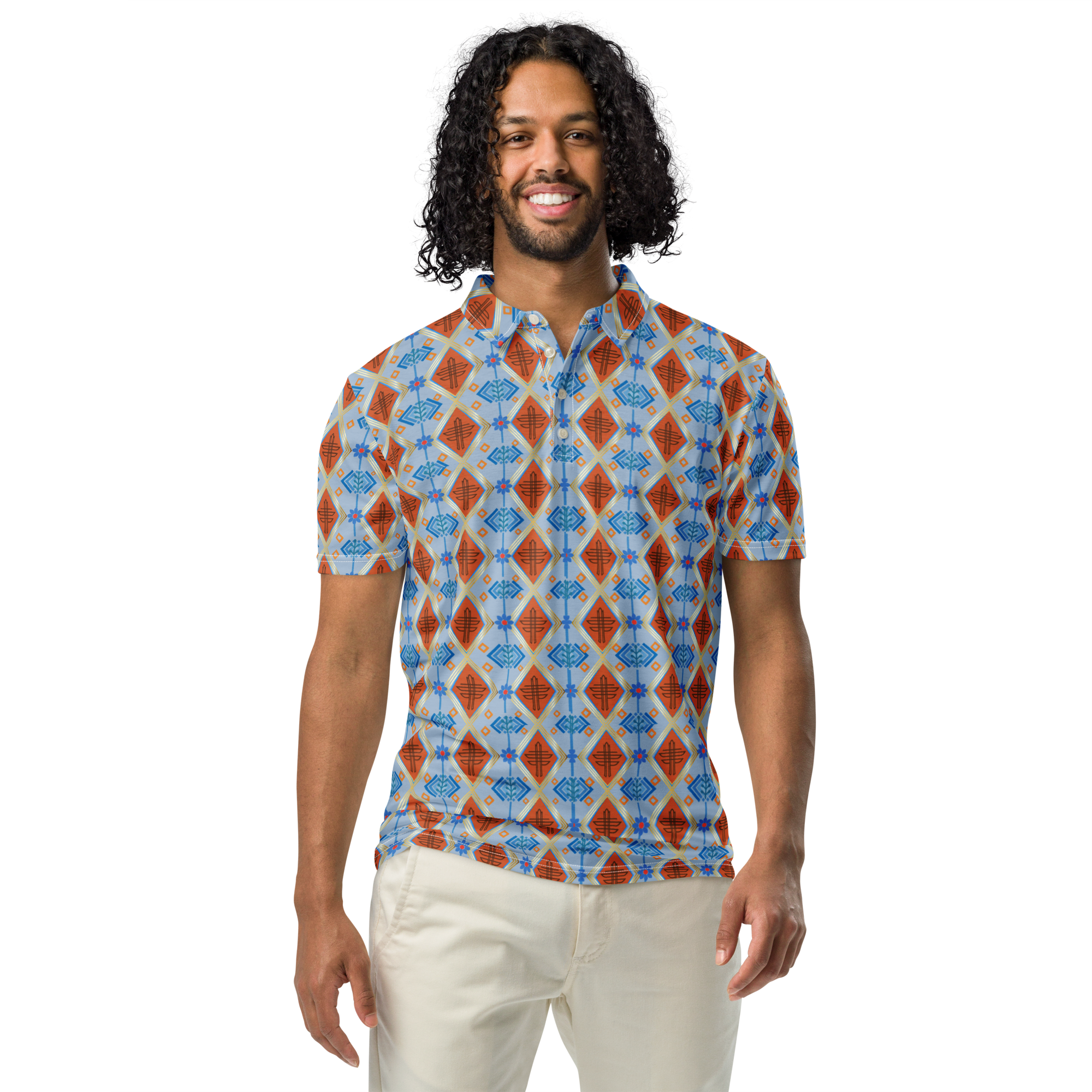 Polo homme slim cut amazigh 05