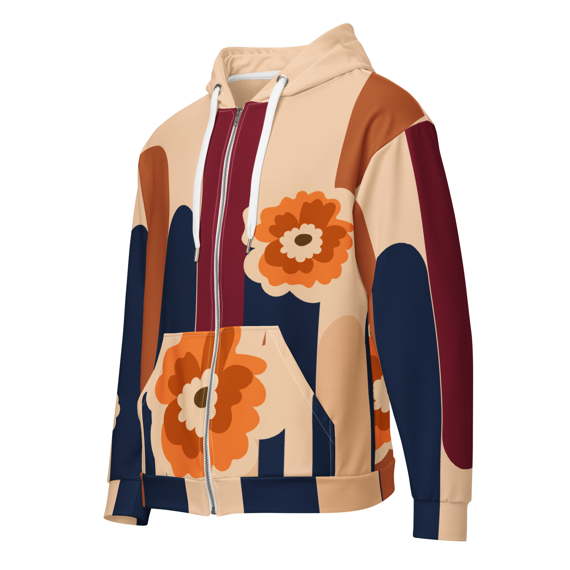 Sweat à Zip et capuche Unisex Siena