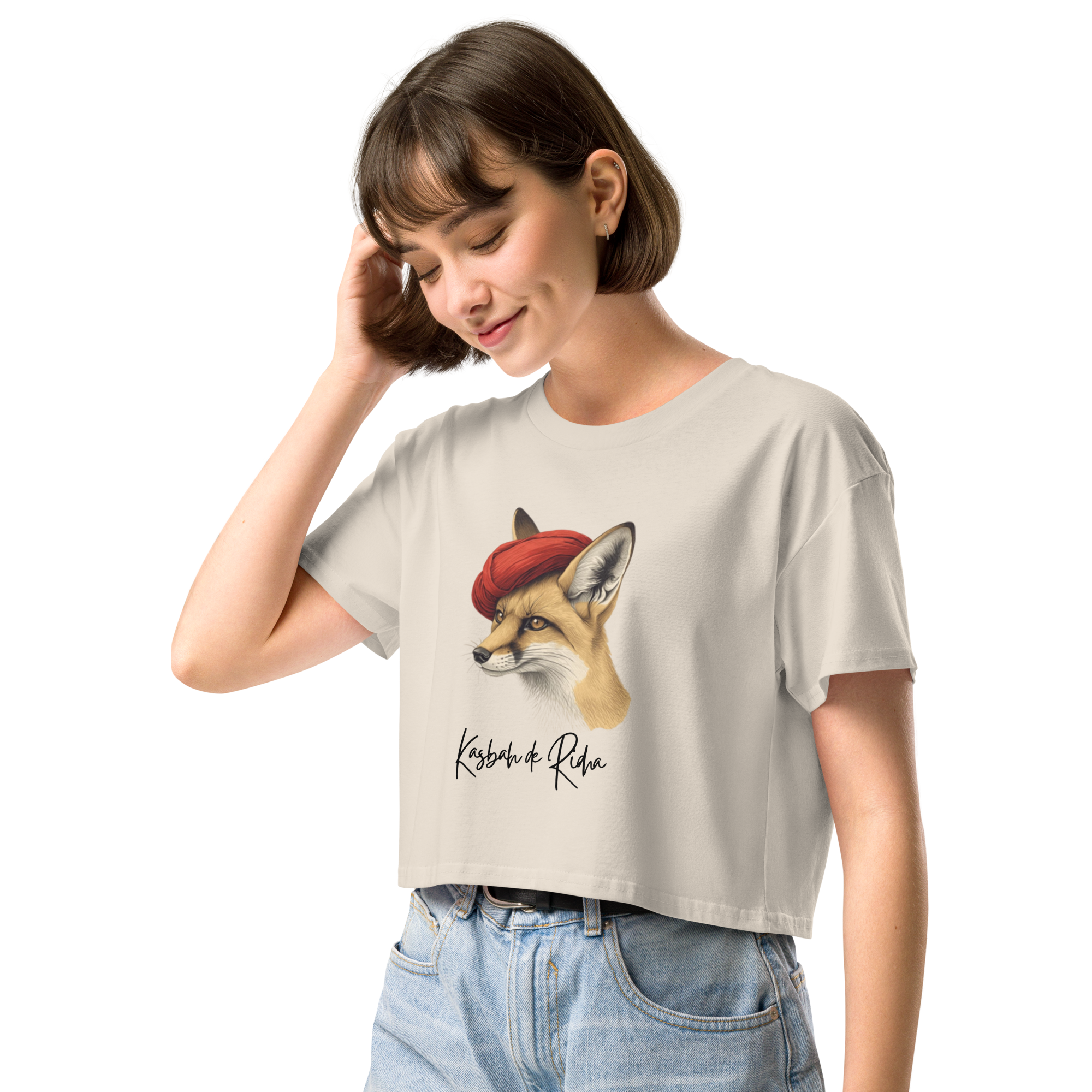 Crop top femme Fennec tunisien