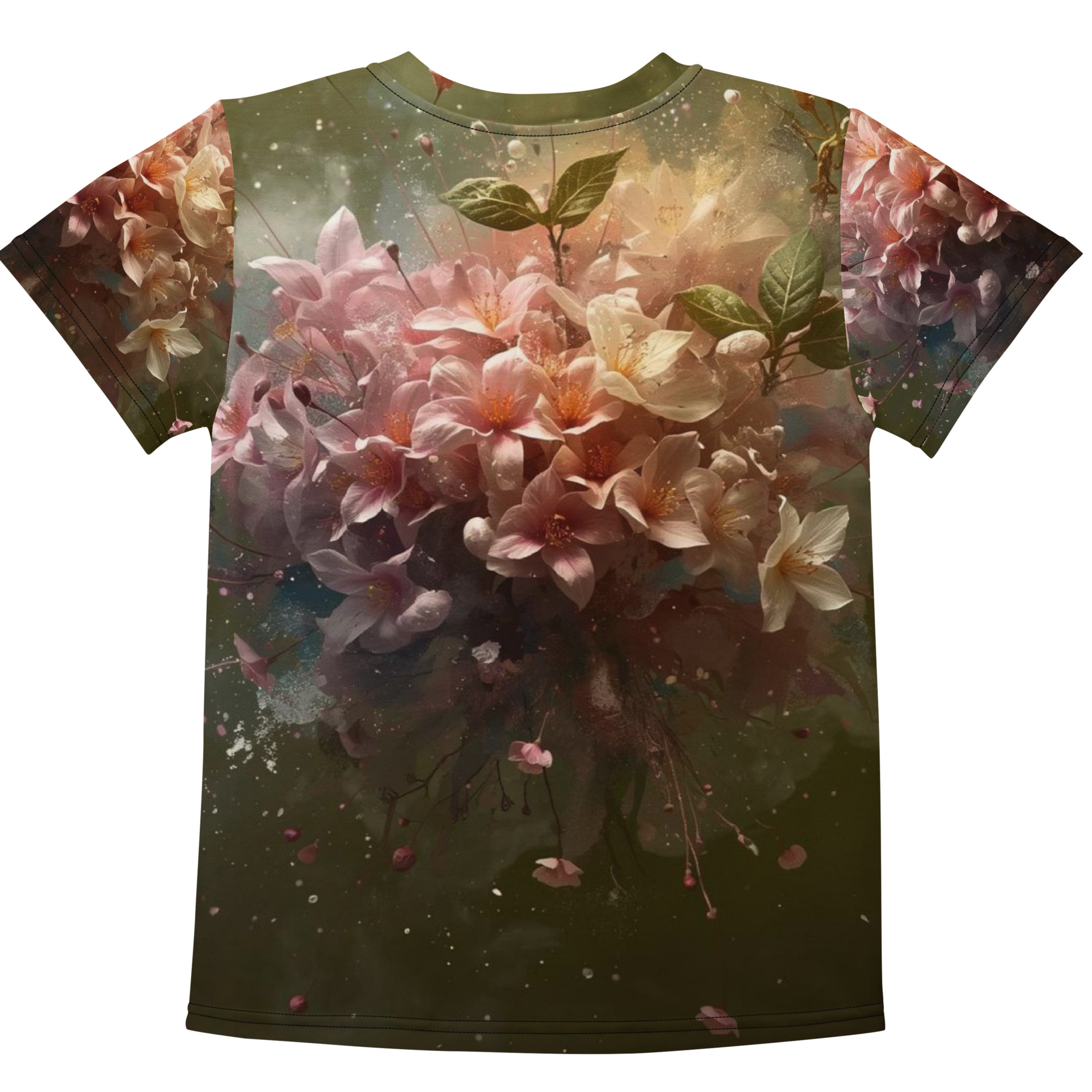 T-shirt enfant motif floral