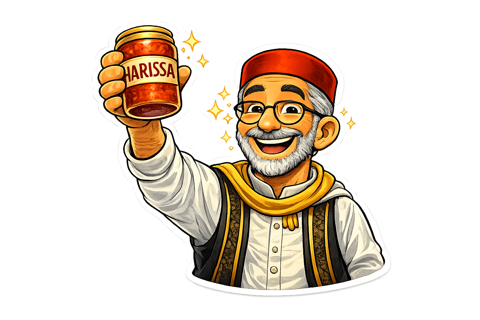 stickers autocollant Prosecco&Harissa Officiel