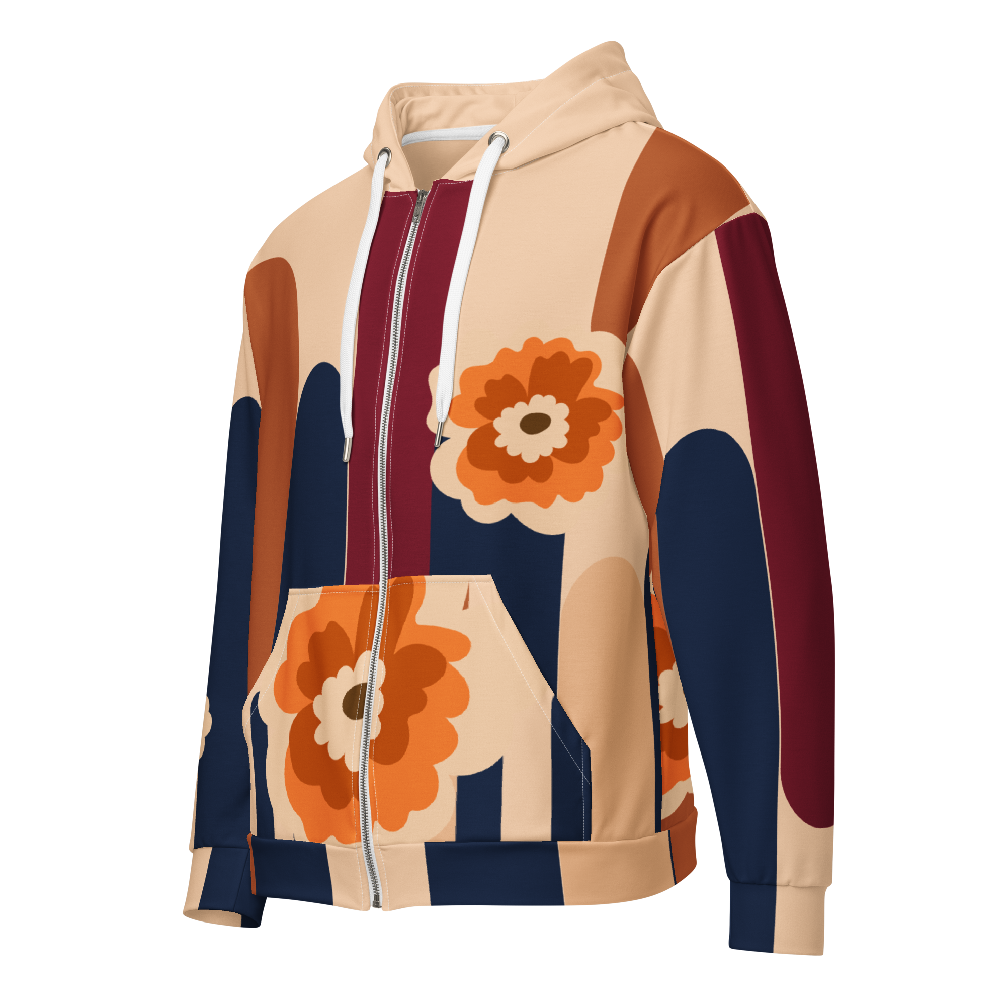 Sweat à Zip et capuche Unisex Siena