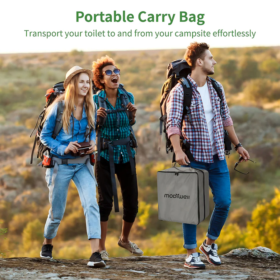 Modiwell LE-310 Portable Toilet Carry Bag & Waterproof Cover