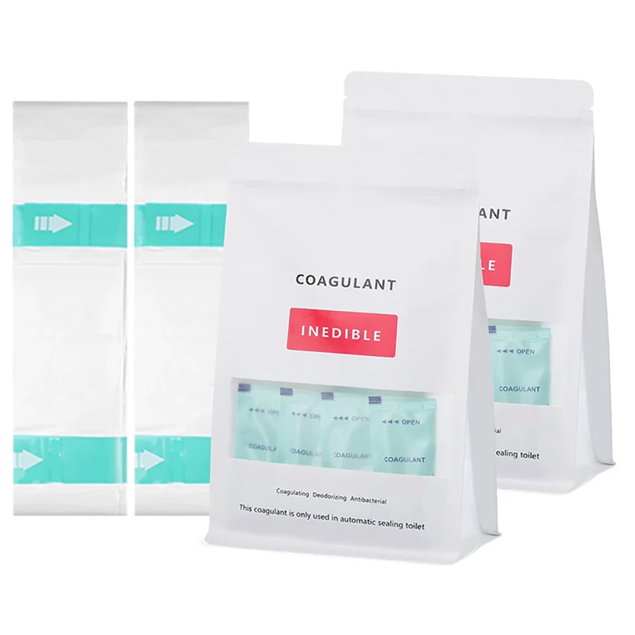 Modiwell Dry Flush Toilet Refill Bags and Coagulant