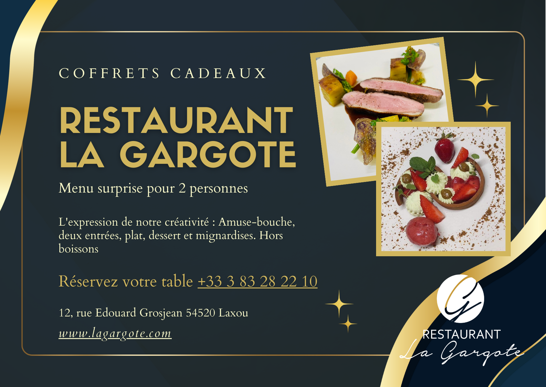 Menu surprise pour 2 personnes