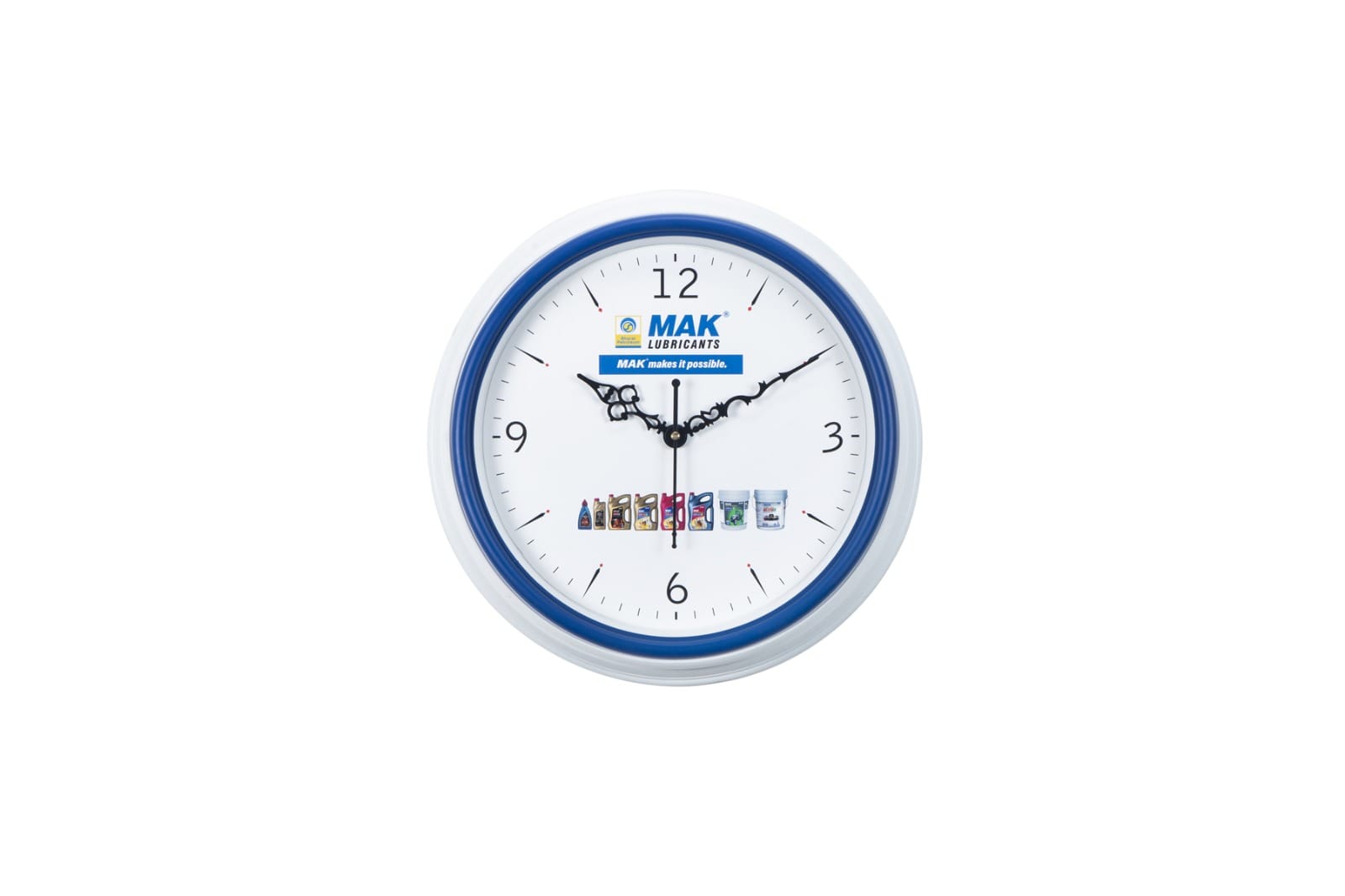 Wall Clock with MAK Branding