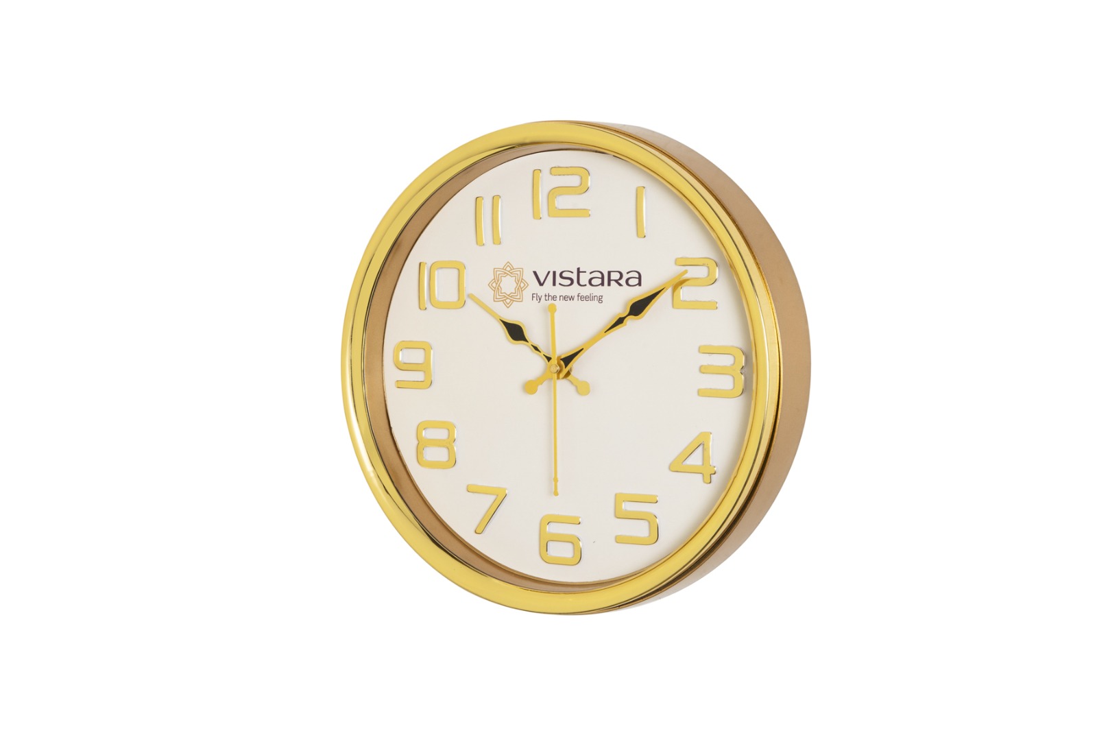 Gold Analog Wall Clock
