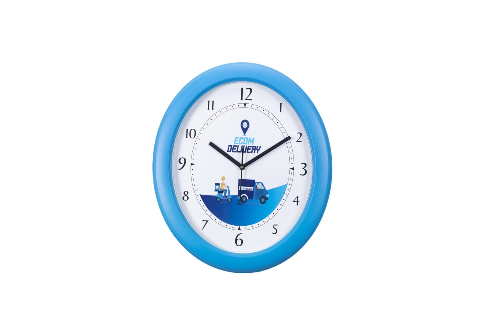 Wall Clock with Delivery Theme